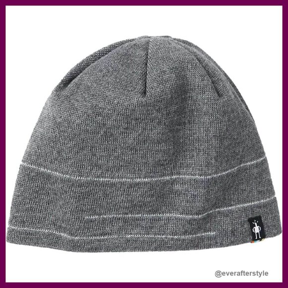 Other - Reflective Merino Wool Skull Cap Minimal Classic Athletic Winter Beanie